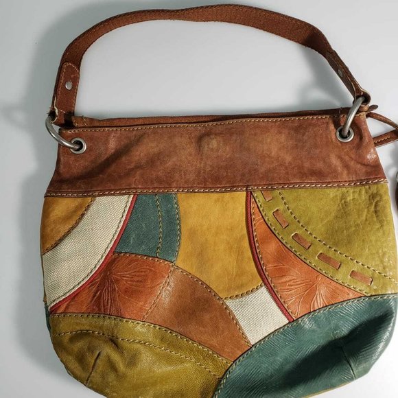 Fossil patchwork handbag - Picture 6 of 7